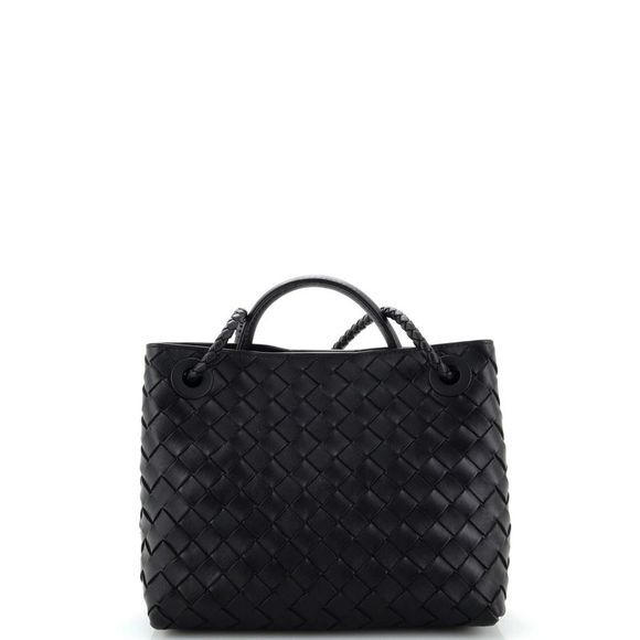 Bottega Veneta Andiamo Top Handle Bag Intrecciato Nappa Small Black - Picture 3 of 6